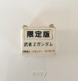 1988 vintage gundam iron figure limited zgundam anime bandai rare gold unused