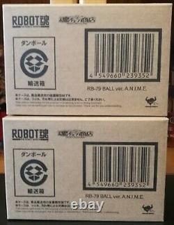 2 X Lot Gundam Robot Spirits A. N. I. M. E. Rb-79 Ball Exclusive Tamashii Bandai New