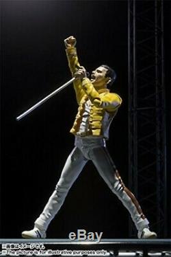 BANDAI S. H. Figuarts Freddie Mercury Queen Action Figure with Tracking NEW