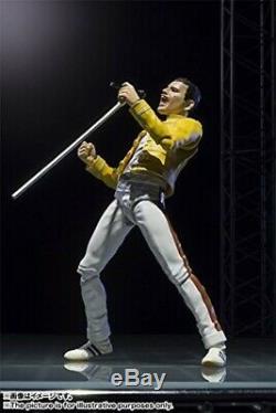 BANDAI S. H. Figuarts Freddie Mercury Queen Action Figure with Tracking NEW