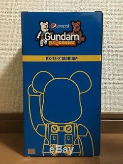 BE@RBRICK 400% Pepsi Gundam RX-78-2 /250 Limited Lottery only Rare BearBrick