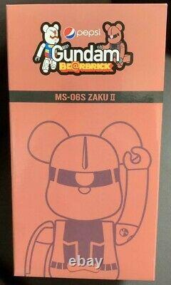 BE@RBRICK PEPSI 400% Gundam MS-06S ZAKU 2 Limited Edition Very RARE 2011