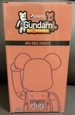 BE@RBRICK PEPSI 400% Gundam MS-06S ZAKU 2 Limited Edition Very RARE 2011
