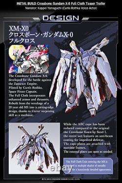 Bandai Exclusive Metal Build Crossbone Gundam X-0 Fullcloth Die-Cast Figure MISB