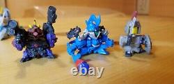 Bandai Figure Lot Gundam Robot Warriors Mini SD Super Deformed Fight Set of 15