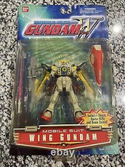 Bandai Gundam Wing 2000 Lot Wing Zero Deathscythe Tallgeese Heavyarms Lot Of 6