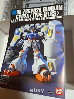 Bandai HGUC Gundam 0083 GUNDAM GP02A Type-MLRS 1/144 Scale Plastic Model Kit