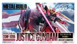 Bandai METAL BUILD Justice Gundam figure toy Gundam SEED 180mm JP ver