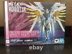 Bandai Metal Robot Spirits Proud Defender & Effect Parts Set Figure Japan