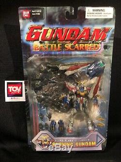 Bandai Mobile Fighter G Battle Scarred BURNING Gundam Action Figure MOC