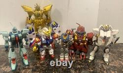 Bandai Mobile Suit Gundam Wing Action Figures (6) & Accessory Lot. See Photos