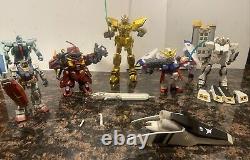 Bandai Mobile Suit Gundam Wing Action Figures (6) & Accessory Lot. See Photos