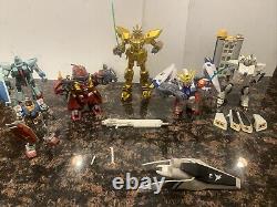 Bandai Mobile Suit Gundam Wing Action Figures (6) & Accessory Lot. See Photos