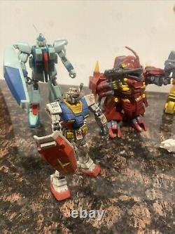 Bandai Mobile Suit Gundam Wing Action Figures (6) & Accessory Lot. See Photos