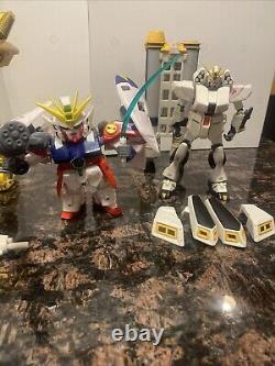 Bandai Mobile Suit Gundam Wing Action Figures (6) & Accessory Lot. See Photos