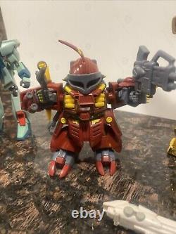 Bandai Mobile Suit Gundam Wing Action Figures (6) & Accessory Lot. See Photos