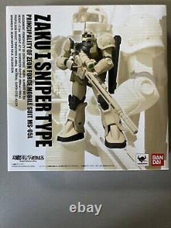 Bandai Robot Spirits Damashii Mobile Suit Gundam Zaku Sniper Type Action Figure