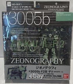 Bandai ZEONOGRAPHY Mobile Suit Gundam MS-06F2 F2 type Zaku Zaku Desert # 3005b