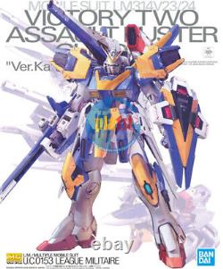 Brand New P-BANDAI MG 1/100 VICTORY TWO ASSAULT BUSTER GUNDAM V2AB Ver. Ka