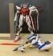 Built 12 Perfect Grade Strike Rouge Gundam With Sky Grasper Action Figure Model