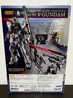 CHOGOKIN RX-93ff Nu GUNDAM Action Figure The Life Sized v Gundam Statue