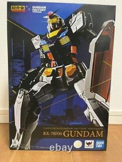 Chogokin × GUNDAM FACTORY YOKOHAMA RX-78F00 GUNDAM 2020 BANDAI Japan Import