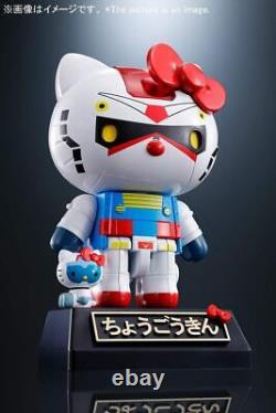 Chogokin Mobile Suit Gundam Hello Kitty Diecast ABS Action Figure TamashiiNation