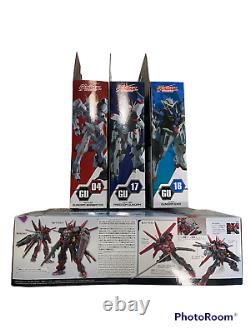 GN 001 Gundam Exia Mobile Suit Gundam 04, 016, 017 Bandai Universe Figures