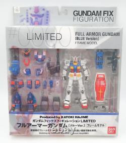 GUNDAM FIX FIGURATION #0000 Full Armor Gundam Blue Ver. Frame Model US Seller