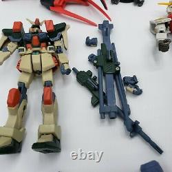 Gundam Lot 10 Action Figures Tons Of Weapons Accessories Bandai MSIA Early 2000s