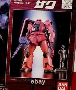 Gundam MS-06S Char's Zaku Machine gun GD-20 Mobile Suit Red Action Figure Bandai