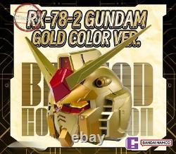 Gundam Mask Helmet cosplay GUNDAM RX-78-2 Luminous Mask Gold Limited Edition