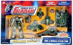 Gundam Mobile Suit Zaku with Magella Attack Tank Deluxe Action Figure 2001