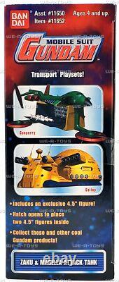 Gundam Mobile Suit Zaku with Magella Attack Tank Deluxe Action Figure 2001