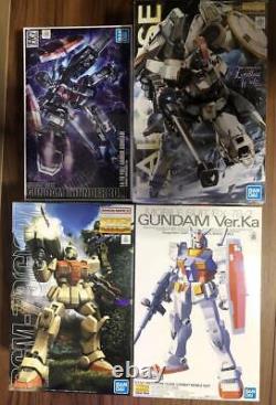 Gundam Model Kit Bulk Sale MG/HG/RG Action Figure Used 10-piece Set Bandai2080MN