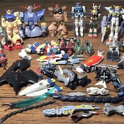 HUGE Bandai Gundam Action Figures Parts & Pieces Lot Some MSIA Mobile Suit Wing