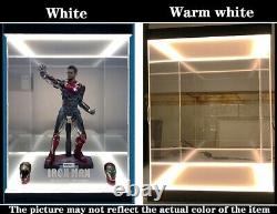 LED Display Case for 1/60 Gundam PG Unicorn Banshee with weapons Action Figure