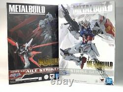 METAL BUILD Gundam SEED Strike Gundam & Aile Striker 10th Version Figure BANDAI