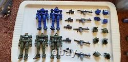 MSIA Mobile Suit In Action OZ-06MS Leo Green Blue Color Gundam Wing Figure Lot