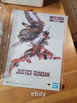 Metal Build Justice Gundam PVC Figure Mobile Suit Gundam Seed Bandai BOX OPEN