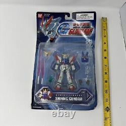 Mobile Fighter Shining Gundam Action Figure #11301 Bandai 2002 New Box Damage