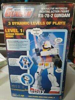 Mobile Suit Gundam Interactive Motorized RX-78-2 Action Figure. New