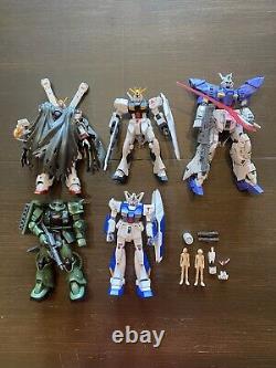 Mobile Suit Gundam Model Kit Figures And Extra Accessories Bundle Lot