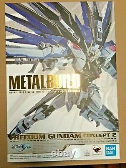 NEW BANDAI METAL BUILD (DIE-CAST) Freedom Gundam Concept 2 Action figure USA
