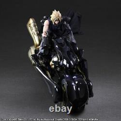 Official Final Fantasy VII (7) Advent Children Cloud Fenrir Play Arts Kai Sealed