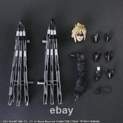 Official Final Fantasy VII (7) Advent Children Cloud Fenrir Play Arts Kai Sealed