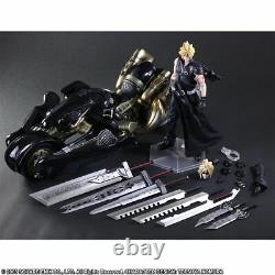 Official Final Fantasy VII (7) Advent Children Cloud Fenrir Play Arts Kai Sealed