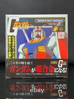 Popy Chogokin Gundam 20th RX-78 Action Figure GA-100 With Leaflet