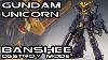 Robot Damashii Spirits Gundam Unicorn Banshee Destroy Mode Figure Review
