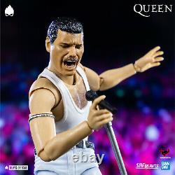 SH Figuarts Freddie Mercury Live Aid Ver 6 A/Figure IN STOCK NEW & OFFICIAL